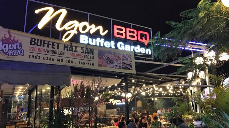 Không gian của Ngon Buffet Garden