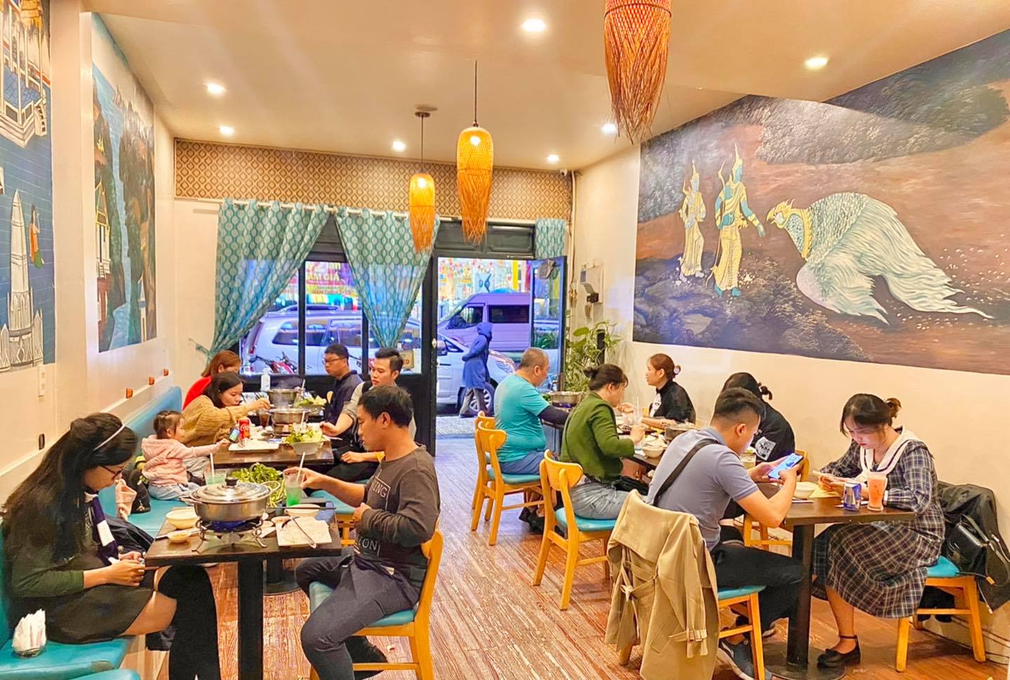 nhà hàng buffet rau đà lạt đậm chất Thái Khap Bun Kha