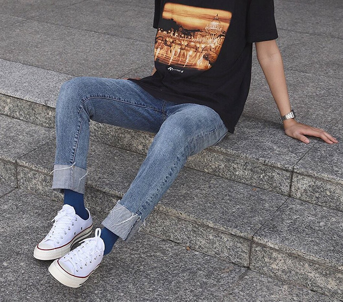 cách phối đồ giày Converse nam cổ thấp