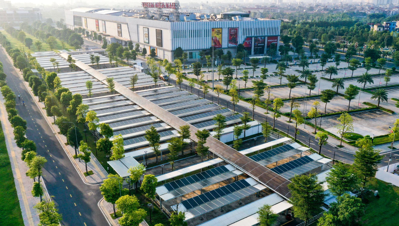 Hệ Thống năng lượng mặt trời tại Vincom Mega Mall Smart City