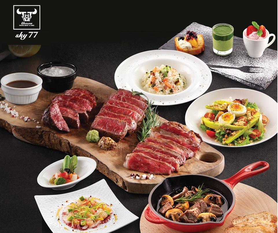 Không gian nghệ thuật đỉnh cao với món ăn chế biến đặc sắc tại Ussina Aging Beef & Bar