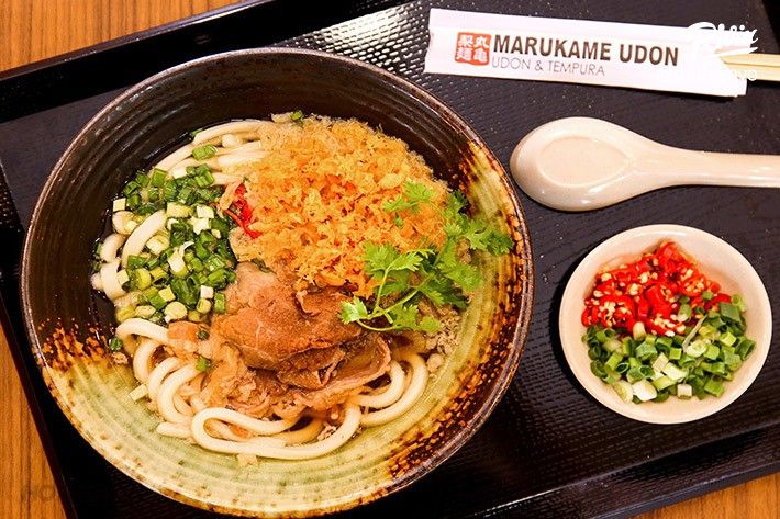 nhà hàng marukame udon nổi tiếng