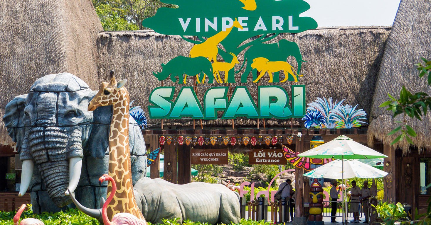 cổng vào vinpearl safari 