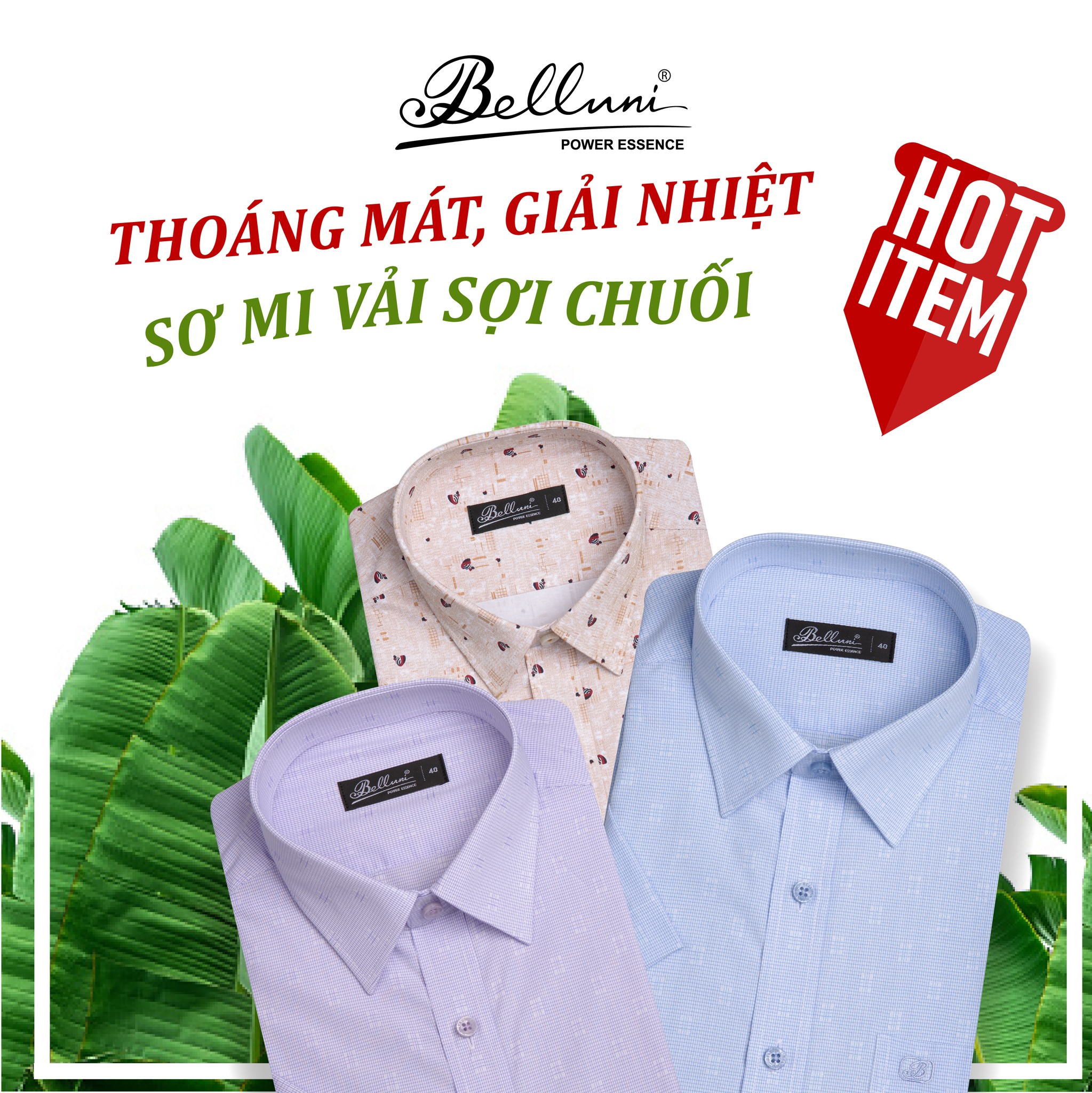 THOÁNG MÁT - GIẢI NHIỆT MÙA HÈ CÙNG ÁO SƠ MI VẢI SỢI CHUỐI | Vincom