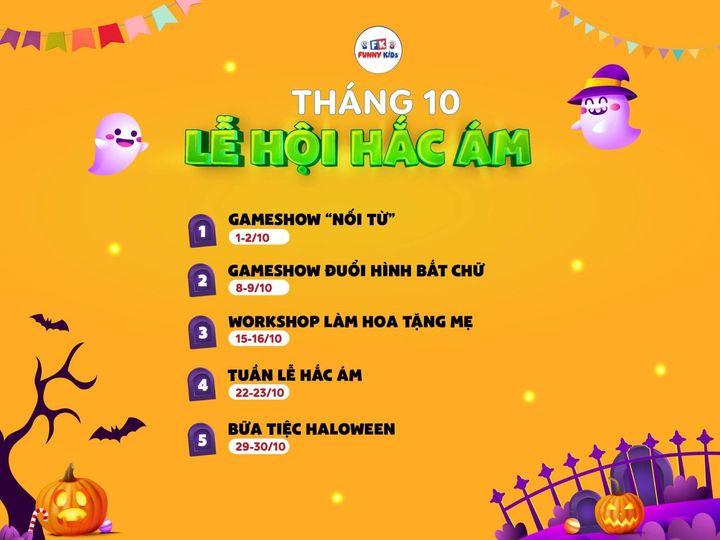  HALLOWEEN CH NH TH C B FUNNY KIDS Vincom