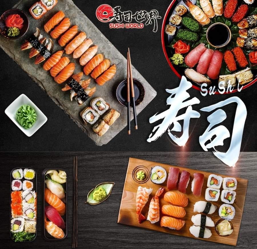 buffet sashimi nổi tiếng Sushi World