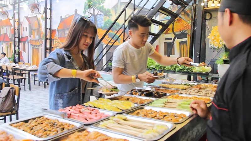 Buffet Alibaba là địa chỉ ăn uống bình dân Sài Gòn
