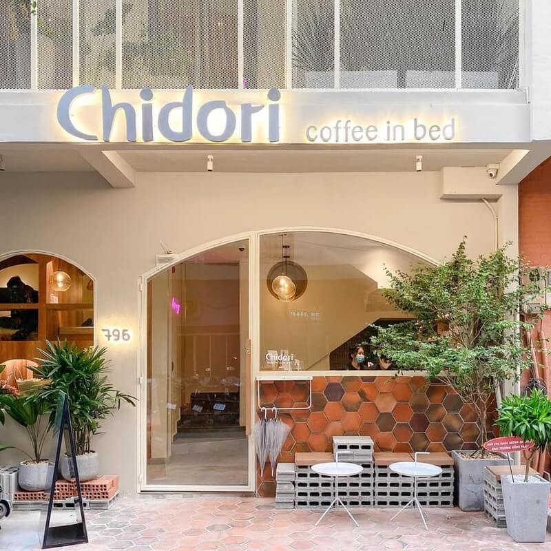 Chidori Coffee in bed Sài Gòn