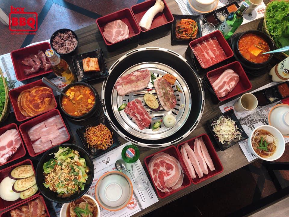 Box BBQ - Buffet nướng chuẩn vị Hàn Quốc