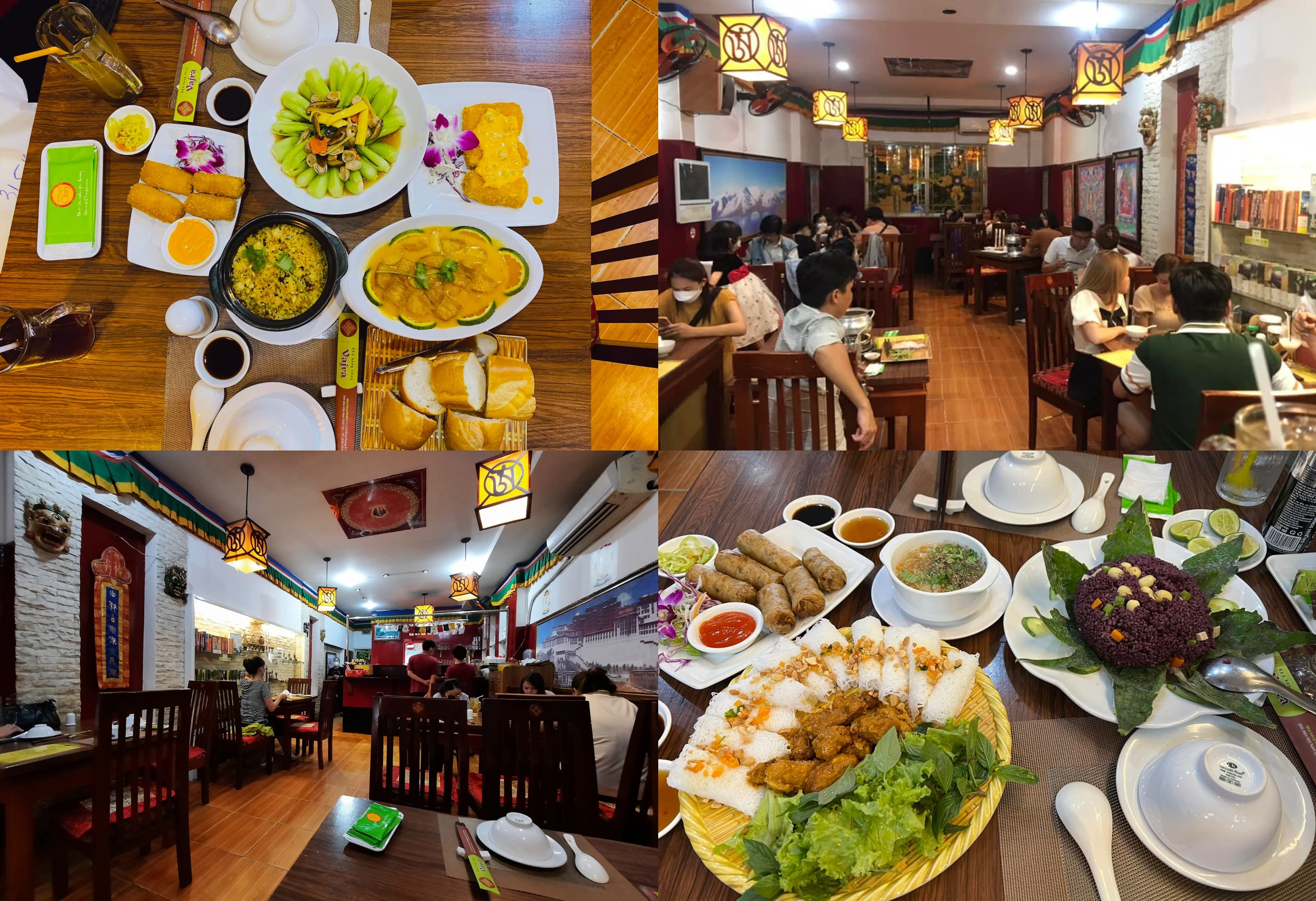 Không gian và món ăn chất lượng tại nhà hàng chay quận 10 Vaijra