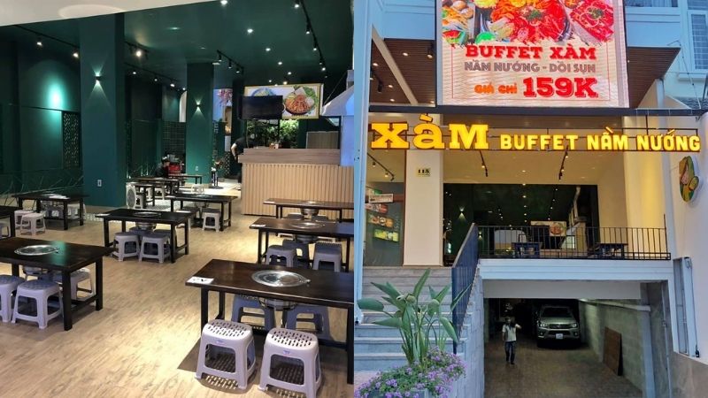 Quán Nầm Nướng Xàm là quán buffet Đà Lạt ngon